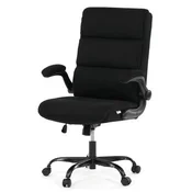 Autronic Pisarniški stol zibalni mehanizem, črna tkanina, KA-K3104 BK