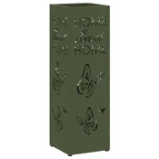 Vidaxl Stojalo za dežnik Olivna 15,5 x 15,5 x 49 cm Kovina