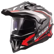 Enduro motociklisticka kaciga LS2 MX701 Explorer C Frontier II crvena