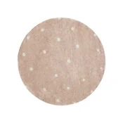 Lorena Canals Tepih Okrugli Mini Dot Rose
