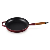 Ponev za cvrtje SIGNATURE 28 cm, GARNET, lito železo, Le Creuset