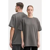 Majica kratkih rukava Rains Sintra Fleece Tee boja: siva, bez uzorka, 21800.13