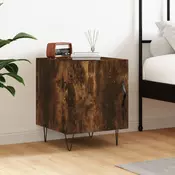 Vidaxl vidaXL Nočna omarica dimljen hrast 40x40x50 cm