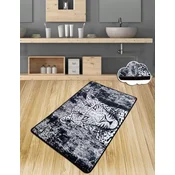 Lessentiel Maison Kupatilski otirac Tiger, 80x100cm, Crno-sivi