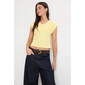 Trendyol Milla Ženska majica TWOSS26TS00285, Žuta