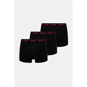 Boksarice HUGO 3-pack moške, črna barva, 50532611