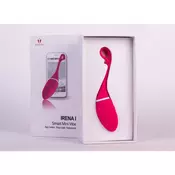 Vibracijski jajček Realov Irena I APP roza