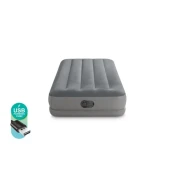 Intex dušek na naduvavanje sa ugradenom USB pumpom 99x191x30cm 64112