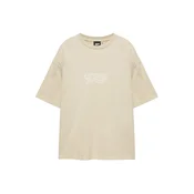 Pull&Bear Majica STWD kremna / pesek