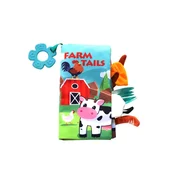 Kikka Boo Edukativna knjiga Farm Tails sa glodalicom