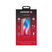 SWISSTEN Swissten Full Glue, Color frame, Case friendly, Zaščitno kaljeno steklo, Apple iPhone 13/13 Pro, črno