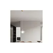 Ondaluce - Luster na sajli THELMA 1xE27/15W/230V O 25 cm zlatna/prozirna