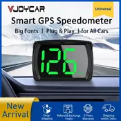 Vjoycar 2023 GPS HUD Digital Speedometer Plug and Play for All Cars