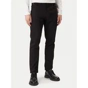 HUGO Jeans hlače 50554144 Črna Regular Fit