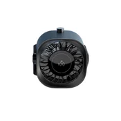 INF Mini jekleni ventilator za namizje in steno, 5000mAh, digitalni zaslon Black, (5000310478)