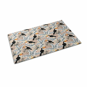 tulup.si Predpražnik za vrata Ptičje toucanske rastline 150x100 cm