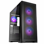 slomart Kolink UNITY MESHBAY ARGB Midi Tower ohišje, Črna