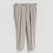 Reserved - Chino slim pantalone s mešavinom lana