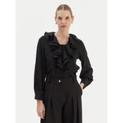 Rinascimento Srajca CFC0020157002 Črna Regular Fit