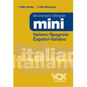 DICCIONARIO MINI ITALIANO SPAGNOLO ESPANOL ITALIANO