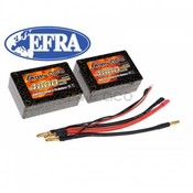 Gens ace 4800 mAh 3,7V 25C 1S3P Saddle Lipo 12# (podpora EFRA)