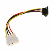 InLine SATA Stromadapterkabel an 4-Pol Molex gewinkelt oben 29670X