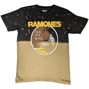 Ramones All The Way (Wash Collection) Black XL Majica
