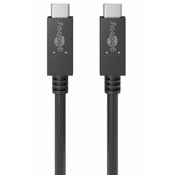 USB-C 3.2 Gen2x2 100W 20Gb/s PD kabel Goobay 1m