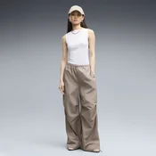 PUMA Wardrobe Essentials Parachute Woven Pants Women, Clothing, Mouse Gray, XL