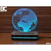 3D lampa Globus, zeleni