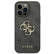 Guess GUHCP14L4GMGGR iPhone 14 Pro 6,1 grey hardcase 4G Big Metal Logo (GUHCP14L4GMGGR)