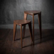 Takai set pomocnih stocica od orahovine - visoki set 45cm i 60cm