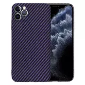 Trden TPU ovitek Techsuit Carbonite FiberShell za iPhone 11 Pro Max - purple