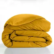 Rumena bombažna prevleka za odejo za zakonsko posteljo/podaljšana 240x220 cm Lina – douceur dintérieur