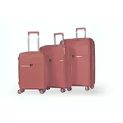 Hoffmanns 3-dijelni set kofera od polipropilena rose gold