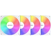 Raidmax - Ventilator 4x 120mm kit Raidmax Infinity X-Air White ARGB , NV-X120FWDC4