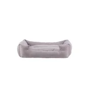 Paws & Whiskers Krevet za ljubimce Kare, 50 x 35 x 14 cm, Sivi