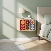 Vidaxl Stenska nočna omarica ESSEN Sonoma hrast 36 x 33 x 25 cm