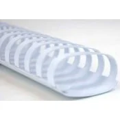 Spirale PVC 38 mm, bele, 50 kos