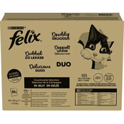 FELIX mokra hrana za mačke Fantastic Duo - mesni izbor (12x85g), 6800g
