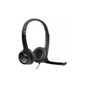 Slušalice LOGITECH H390 žicne/USB/noise canceling mic/1,9m/crna