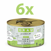 Grau GP Adult konzerva za pse, divljač & tikvice & proso, 6 x 200 g