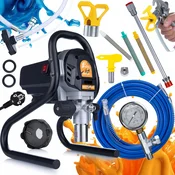 Rosfix ROSFIX SET AGREGAT ZA BARVANJE ECOFLOW 1200 – 1200W, 1,7L/MIN, LANCA 30 CM, 3X FILTER | 2000 PSI, 10 M CEV, (5000036447)