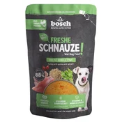 Bosch BOC BOSCH Freshe Schnauze puran, kvinoja in špinača - mokra pasja hrana - 250g