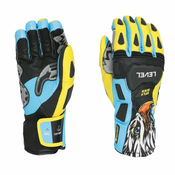 Smučarske rokavice Level SQ CF yellow blue - 10