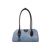 Ročna torba Calvin Klein Emblem Trio Denim Shoulder Bag LV04F3830G Modra