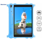 Blackview TAB 50 KIDS tablet racunalo, 8, 3GB+64GB, IPS HD+, Android, plavo