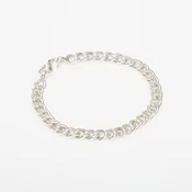 Zapestnica MAPLE Cuban Link Bracelet 5Mm Silver 925 16 cm