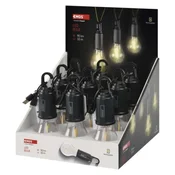 LED žarnica z USB napajalnikom, 9 kosov, škatla za prikaz