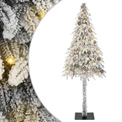 Vidaxl Božično drevo med 300 LED z stojalom Bela 180 cm PE in jeklo